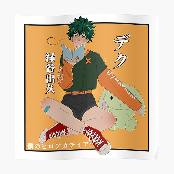 Deku Poster For Sale By Cursedramen Redbubble 8096