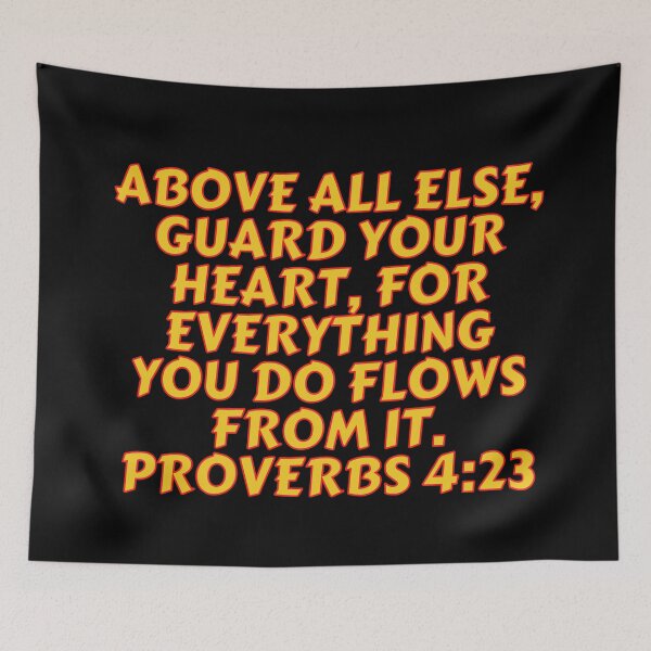 Item preview, Bible Verse Proverbs 4:23 designed and sold by Prayingwarrior.