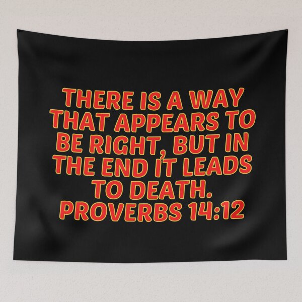 Item preview, Bible Verse Proverbs 14:12 designed and sold by Prayingwarrior.