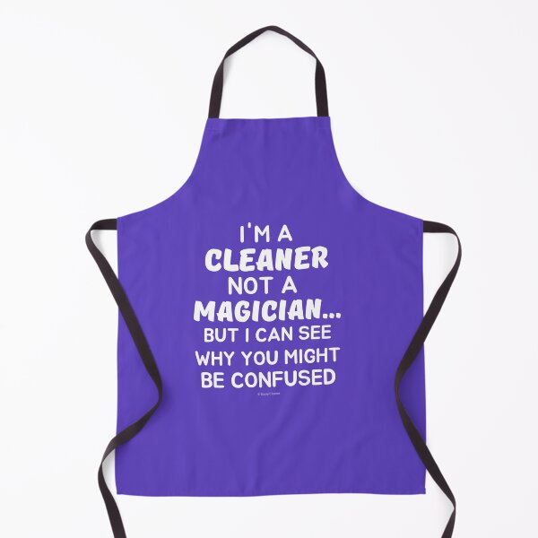Item preview, Not a Magician I'm a Cleaner Housekeeper Cleaning Lady Fun designed and sold by SavvyCleaner.