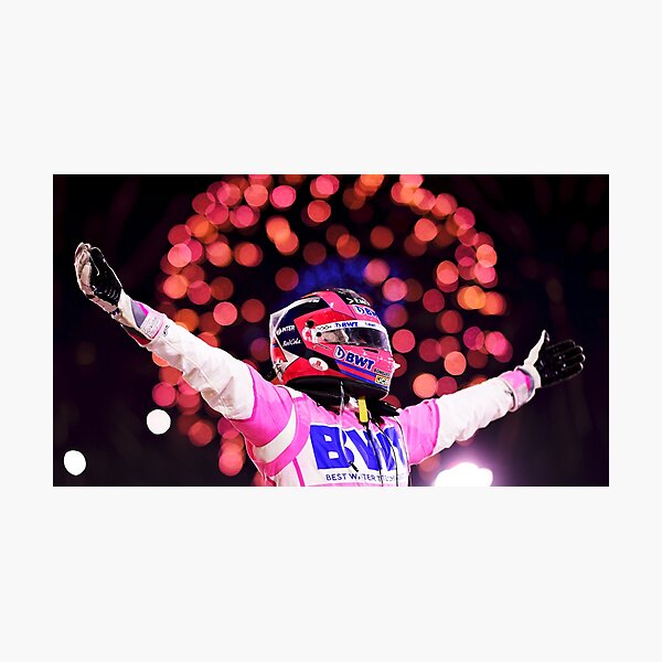 Aperçu de l'œuvre Sergio Perez Race remporte la victoire de Sakhir avec un feu d'artifice créée et vendue par ItssArmando.