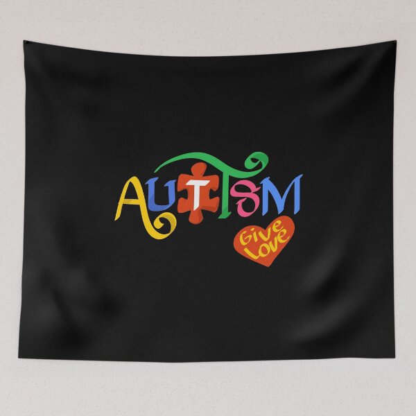 Item preview, Autism Awareness Give Love Heart Gift designed and sold by TTFMerch.