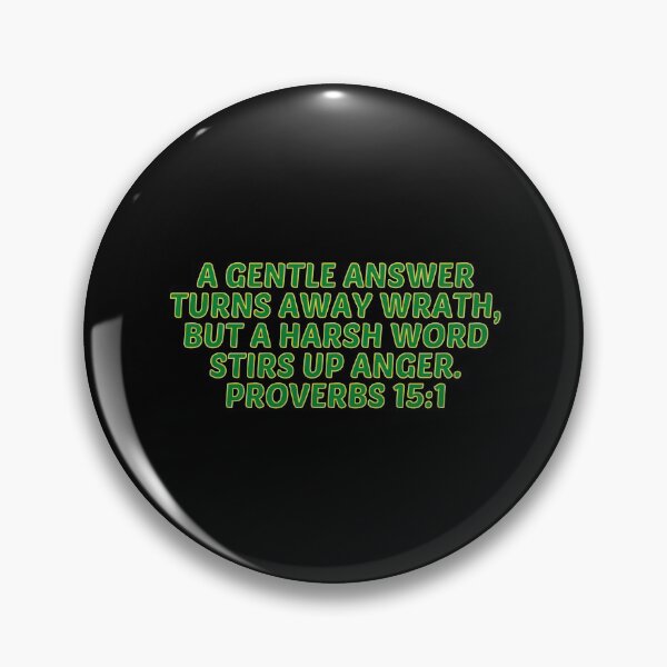 Artikelvorschau, Bibelverse Sprüche 15: 1 entworfen und verkauft von Prayingwarrior.