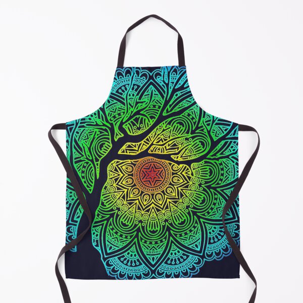 Item preview, Bohemian mandala tree shadow mandala scrubs  designed and sold by linhkaphung.