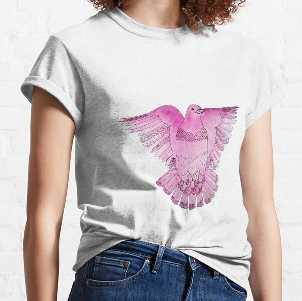 Plum Pigeon in Flight Classic T-Shirt