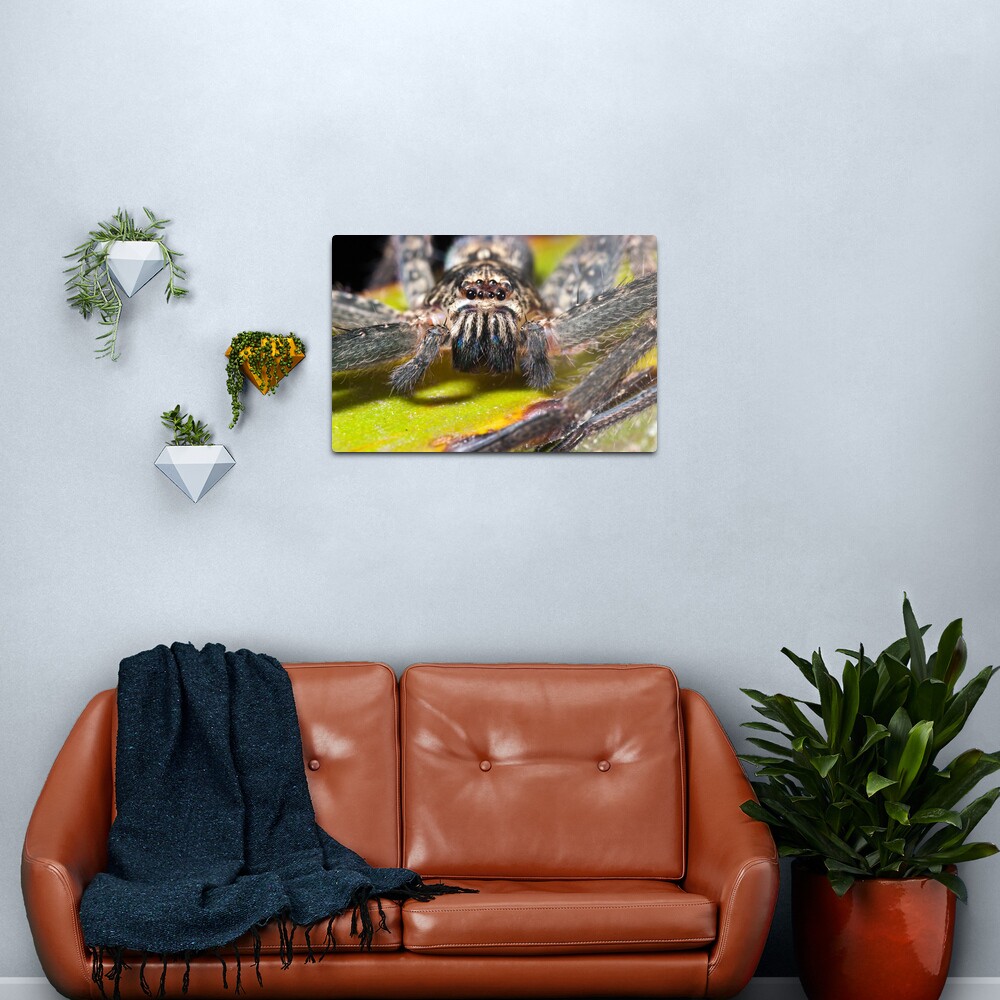 Moustached hunter Metal Print