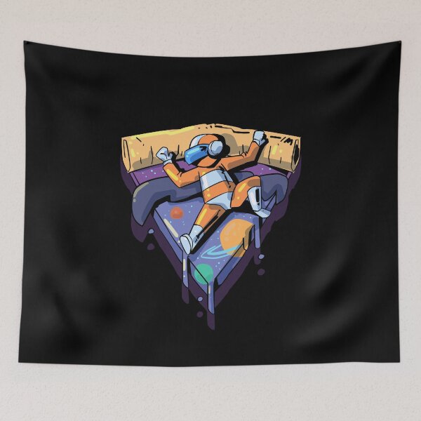 Item preview, Space Astronaut Spaceship Pizza Funny Shirt designed and sold by TTFMerch.