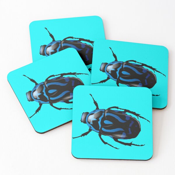 Item preview, Cute Blue Beetle designed and sold by Rita Hamdan.