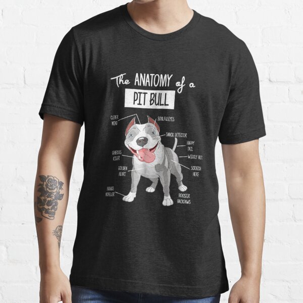 The Anatomy of a Pitbull Shirt Pitbull Pitbull Tee American 