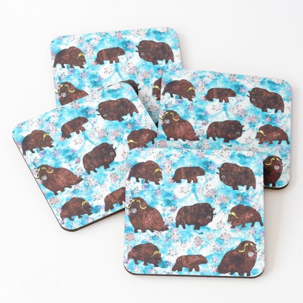 Item preview, Musk Oxen Blue  designed and sold by LisaMPierce1990.
