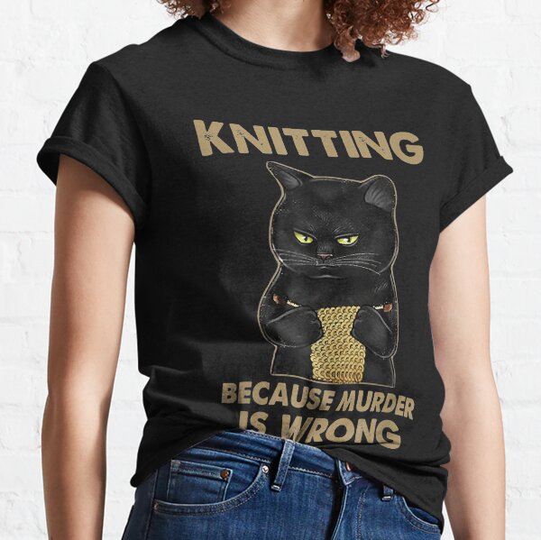 Knitting For Women Funny Gifts for Knitters' Unisex Crewneck Sweatshirt