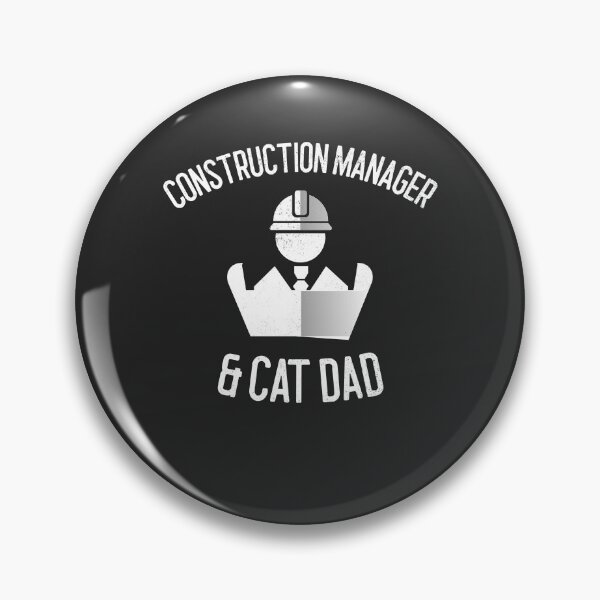 Item preview, Construction Manager & Cat Dad Construction Gift designed and sold by EricJP.