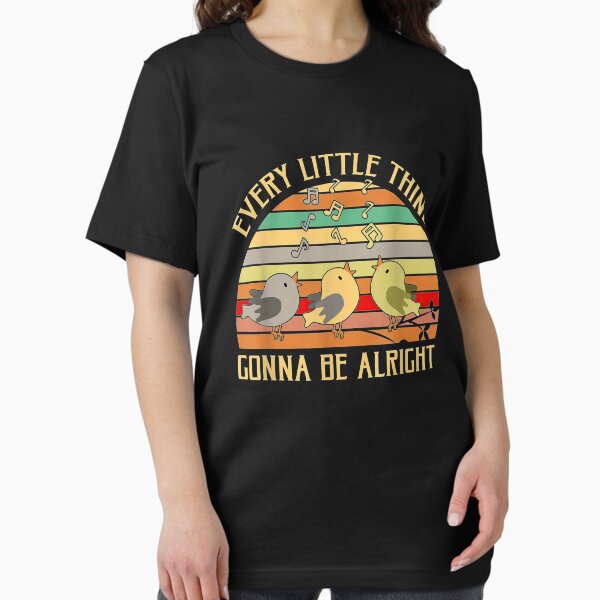Artikel-Vorschau von Every Little Thing is Gonna Be Alright Bird Unisex T-Shirt Männer Frauen Geschenk für sie ihn Weihnachten rotes Shirt-Gigapixel 3, designt und verkauft von lisajnelsond.