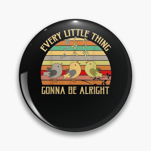 Item preview, Every Little Thing is Gonna Be Alright Bird Unisex T-Shirt Men Women Gift for her him Christmas red Shirt-gigapixel 3 designed and sold by lisajnelsond.