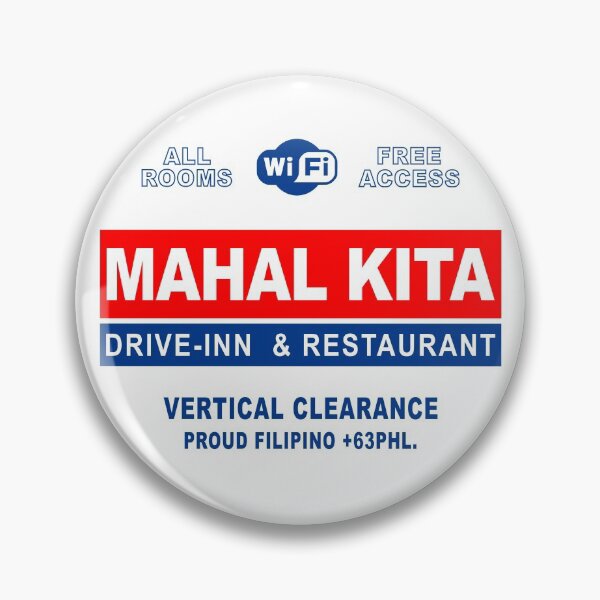 Aperçu de l'œuvre MAHAL KITA FIER IMPRESSION FILIPINO AU DOS créée et vendue par aydapadi.
