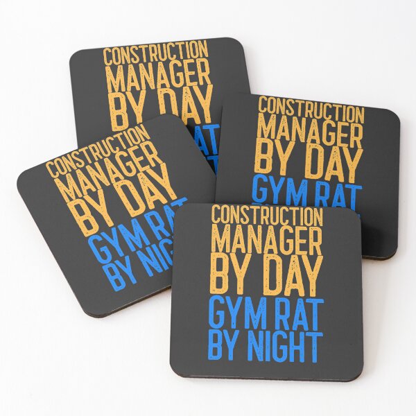 Item preview, Construction Manager By Day Gym Rat By Night Construction Gift designed and sold by EricJP.