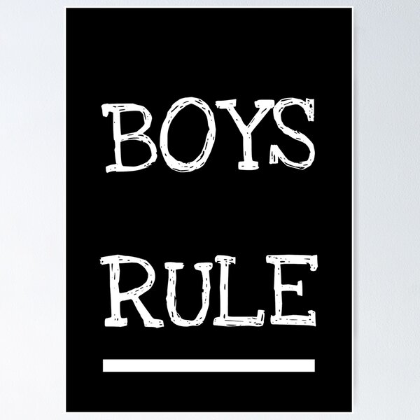Item preview, Boys Rule designed and sold by Pine Lime Designs.