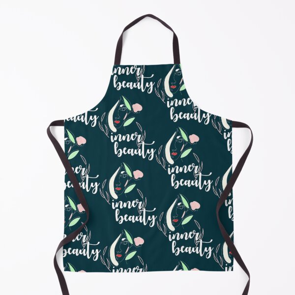 Item preview, Inner beauty line art handlettered design designed and sold by Canvasnumber24.