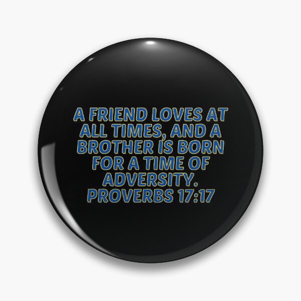 Item preview, Bible Verse Proverbs 17:17 designed and sold by Prayingwarrior.