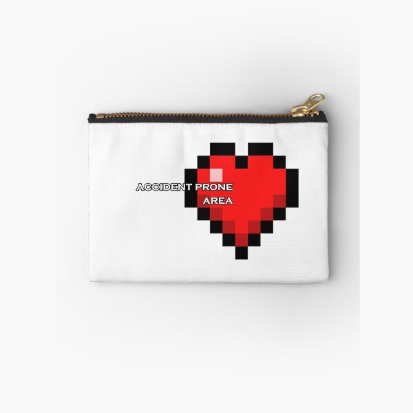 Item preview, Accident Prone Area - Heart designed and sold by LegendaryVortex.