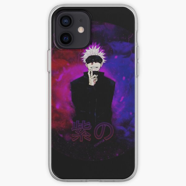 Satoru morado Funda blanda para iPhone