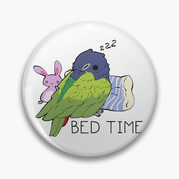 Item preview, Blue Headed Pionus Cute Sleeping designed and sold by Alice Cheng.