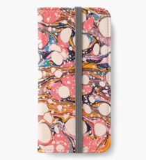 Psychedelic Retro Marbled Paper Pepe Psyche iPhone Wallet/Case/Skin