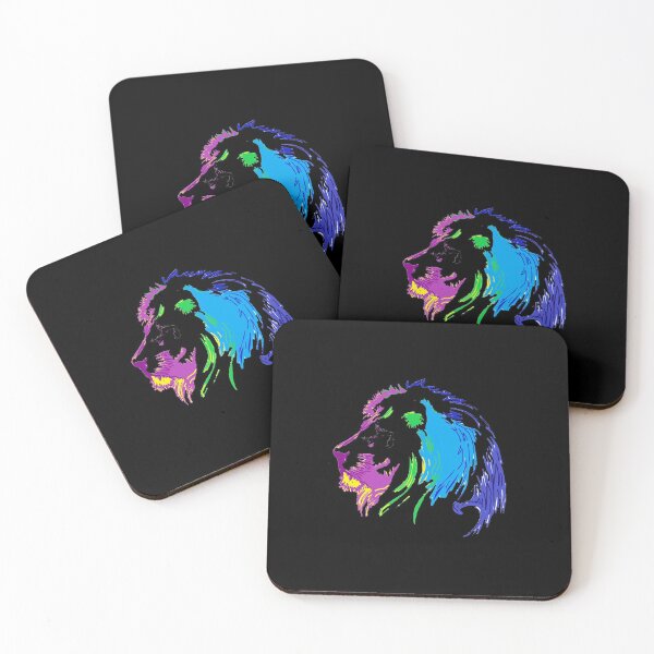 Item preview, PASTEL COLORED LION SILOUETTE designed and sold by THE AMERICAN TEEVANGELIST.