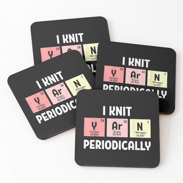 Item preview, Funny Scientist Knitting I Knit Yarn Periodically Crochet designed and sold by Borhala23234.