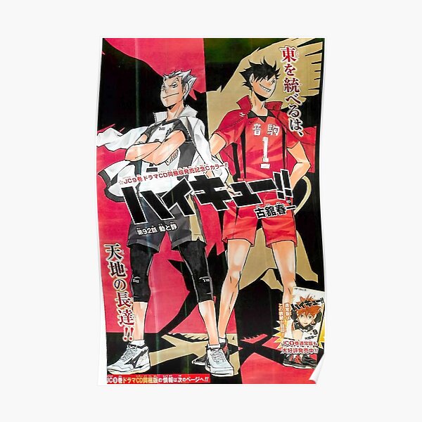 Haikyuu End Posters Redbubble