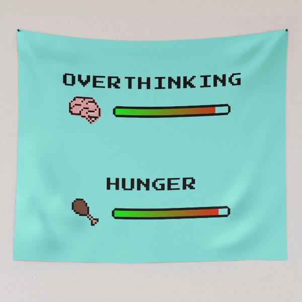 Item preview, Overthinking and also hungry designed and sold by CosmicSpecter.
