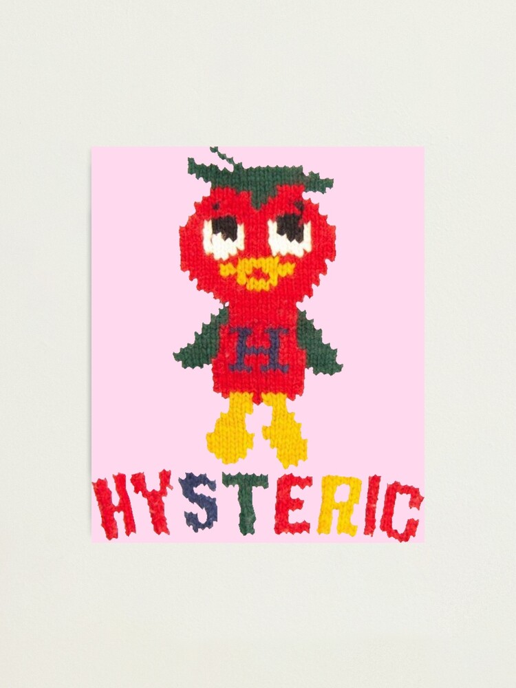 hysteric glamour tomato bird sweater | Photographic Print