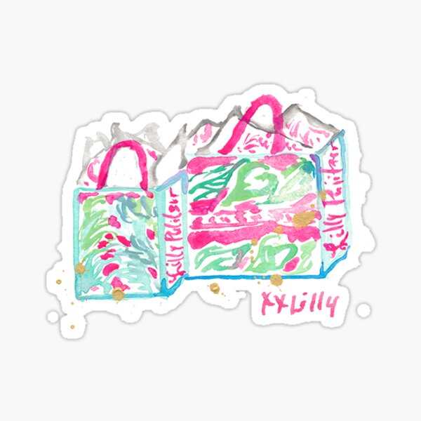 Shopping Bags Glossy Sticker