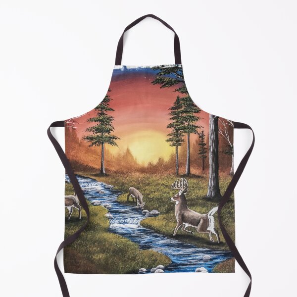 Item preview, Deer Along the Riverbank designed and sold by SistersInArtN.