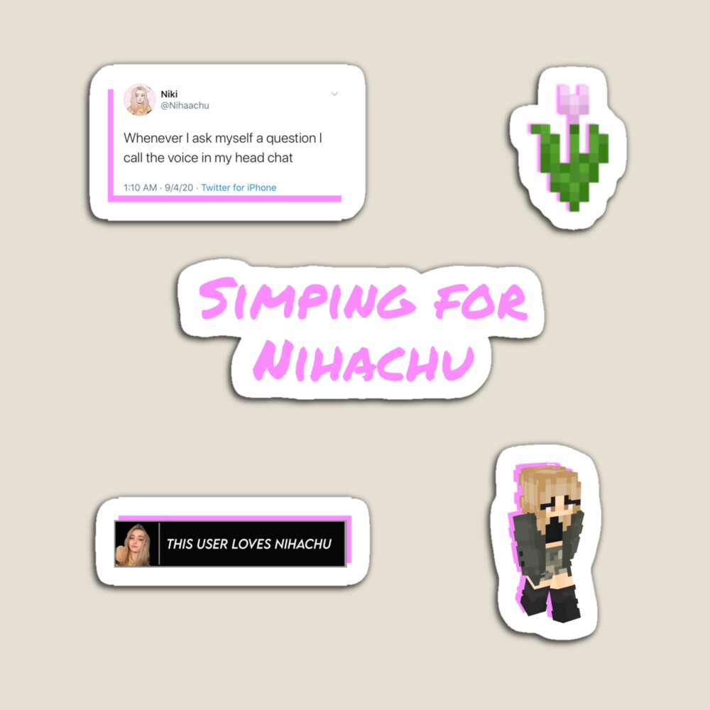 Simping For Jschlatt Sticker for Sale by dannielambriz