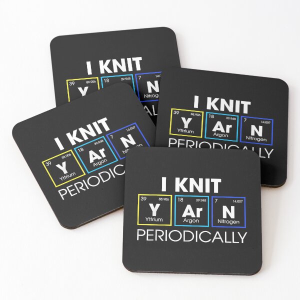 Item preview, I Knit Yarn Periodically Funny Knitting Gift designed and sold by Borhala23234.