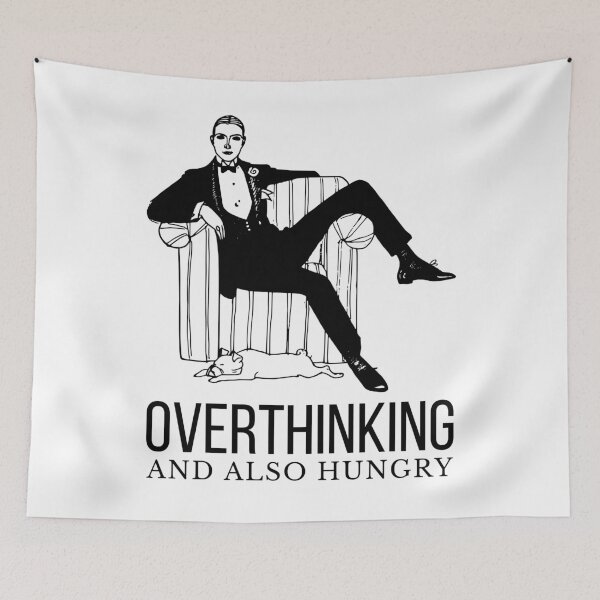 Item preview, Overthinking and also hungry designed and sold by CeciLop.