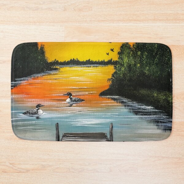 Item preview, Loons at the Dock designed and sold by SistersInArtN.