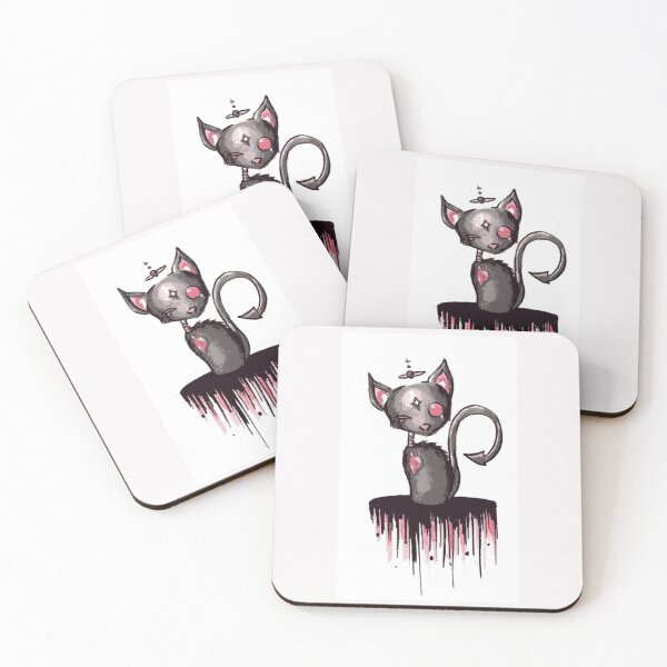 Item preview, Creepypasta Cat Watercolor designed and sold by Asphyxia Illustrations.