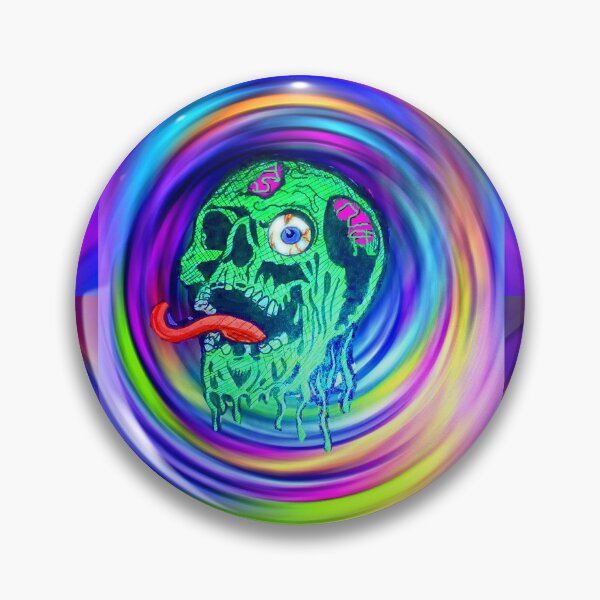 Item preview, slimy green skull  designed and sold by EspDzines.