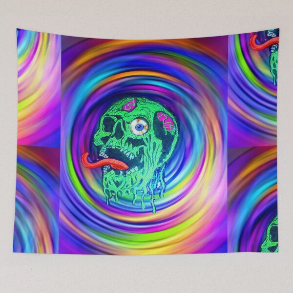 Item preview, slimy green skull  designed and sold by EspDzines.