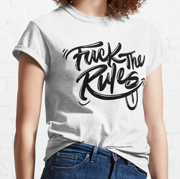 Fuck the Art T-Shirt. Vintage style Fuck the Art Lets Rock n Roll Tee. -  Worn Free