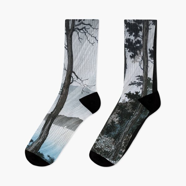 Item preview, Morning Rain at Lake Hakone by Tsuchiya Koitsu designed and sold by Takeda-art.