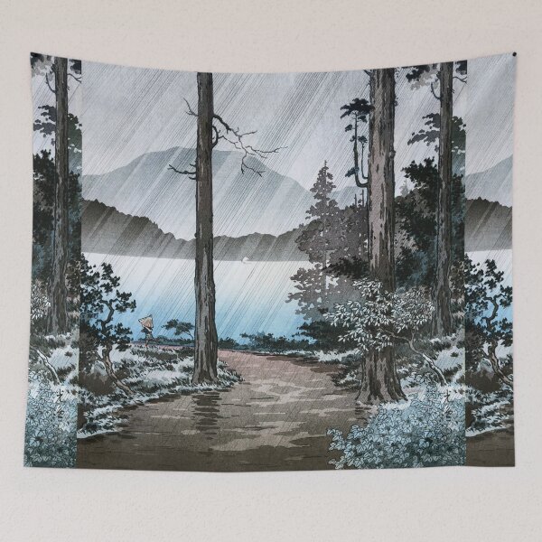 Item preview, Morning Rain at Lake Hakone by Tsuchiya Koitsu designed and sold by Takeda-art.