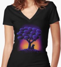 Ferdinand the Bull Women's Fitted V-Neck T-Shirt