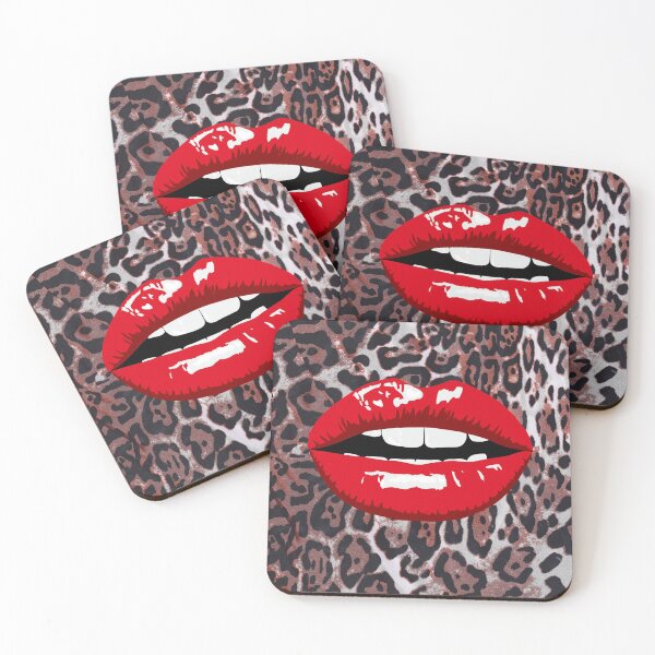 Item preview, Lips Leopard Background designed and sold by Vicky021.