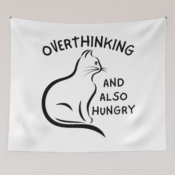 Item preview, Overthinking and also hungry designed and sold by CeciLop.