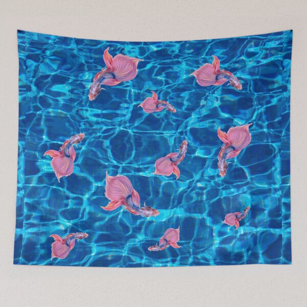 Item preview, BETTA'S POOLSIDE designed and sold by WokeWords.