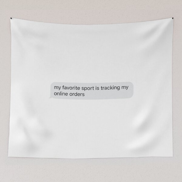 Item preview, my favorite sport is tracking my online orders designed and sold by tali-smith.