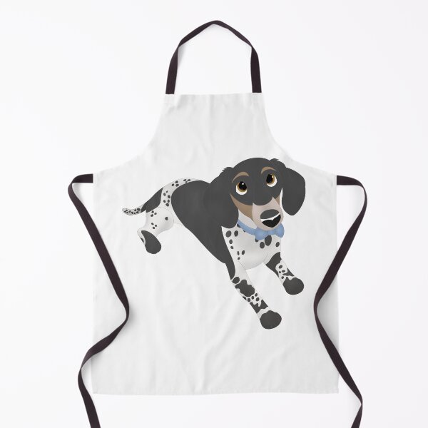 Item preview, Cartoony Short Haired Dachshund Illustration designed and sold by pawtraitdreams.
